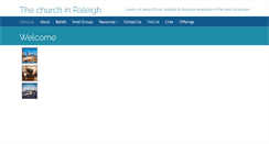 Desktop Screenshot of churchinraleigh.org