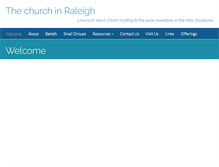 Tablet Screenshot of churchinraleigh.org